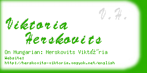 viktoria herskovits business card